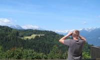 Il panorama alpino dalla nostra terrazza - Steinerhof Avelengo