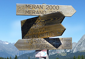 Wurzalm - Vöraneralm im Wandergebiet Meran 2000