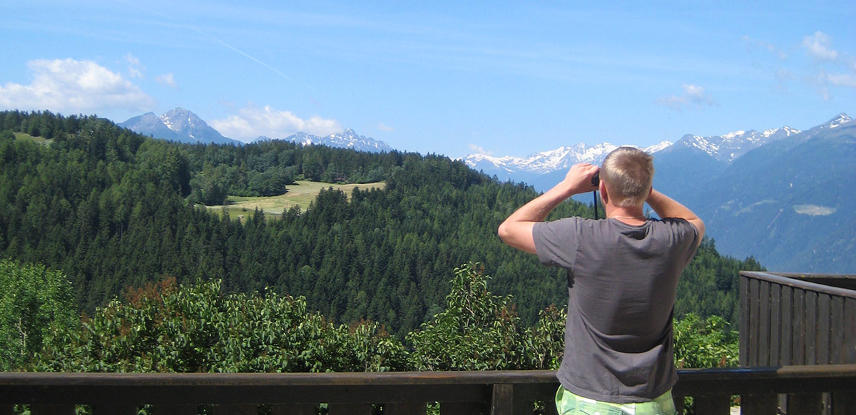 Bergpanorama Meraner Land, Südtirol